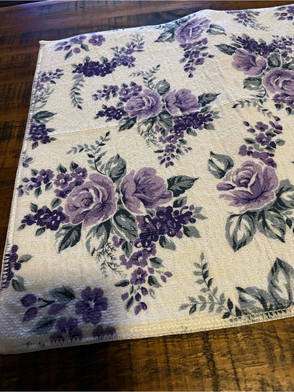 Purple Dish Mat - Soft Polyester - Picture 9 of 12
